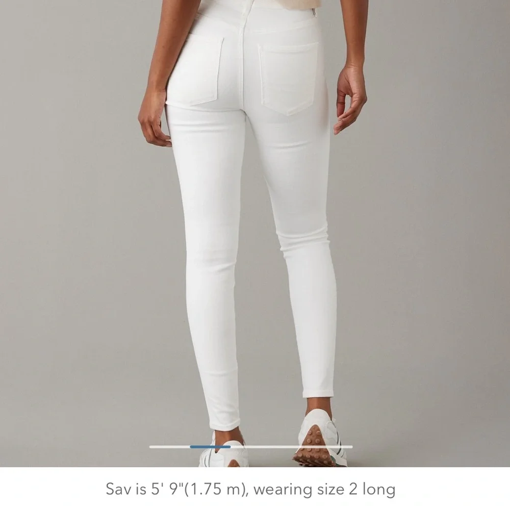 NWT AE Tall Long Super High Rise Jeggings Jeans - Picture 10 of 11